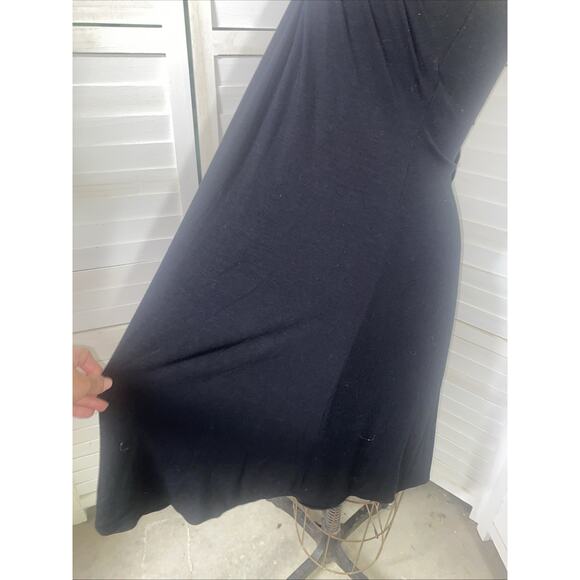 y2k Baby Phat Halter Mini Black Short Dress Backless Silver Chainmail Sz Medium - Picture 8 of 9